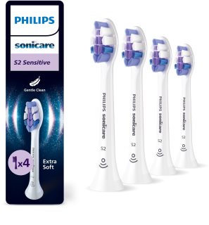 Philips Sonicare Sensitive HX6054/87 dantų šepetėlio pakaitinės galvutės 4 vnt.
