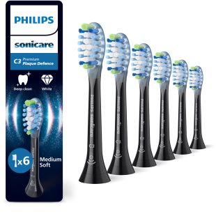 Philips Sonicare Premium Plaque Defense HX9046/88 testine di ricambio per spazzolino 6 pz