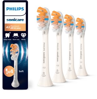 Philips Sonicare Premium All-in-One HX9094/87 testine di ricambio per spazzolino White 4 pz