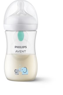 Philips Avent Natural Response AirFree SCY673/81 бебешко шише 1 m+ Elephant 260 мл.