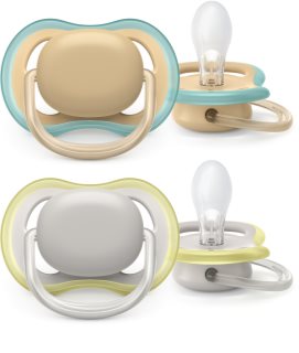 Philips Avent Ultra Air SCF085/15 0-6 m chupete Neutral 2 ud