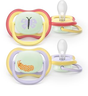 Philips Avent Ultra Air Day&Night SCF376/25 0-6m chupeta Girl 2 un.