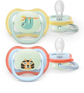 Philips Avent Ultra Air Day&Night SCF376/24 0-6m chupeta Boy 2 un.