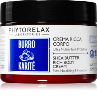 Phytorelax Laboratories Shea Butter crema corporal nutritiva con manteca de karité 250 ml