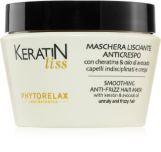 Phytorelax Laboratories Keratin Liss розгладжувальна маска для неслухняного волосся 250 мл