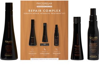 Phytorelax Laboratories Keratin Repair Gavesæt Udglatter og genopretter skadet hår