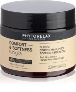 Phytorelax Laboratories Comfort & Softness Vanilla βούτυρο για χέρια, πόδια και σώμα 250 ml