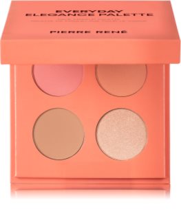 Pierre René Everyday Elegance Palette paleta cieni do powiek odcień Coral 1 szt.