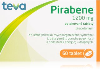 Pirabene Pirabene 1200mg potahované tablety pro podporu paměti a koncentrace 60 tbl