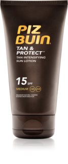 Piz Buin Tan & Protect schützende Sonnenlotion für schnellere Bräune LSF 15 150 ml