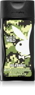 Playboy Play it Wild gel de ducha para hombre 250 ml