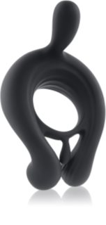 Playboy Toys Pleasure Triple Play Black penisring vibrerend 1 st