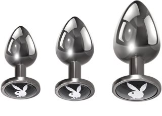 Playboy Toys Pleasure 3 Ways set of anal plugs 3 pc