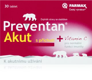 Preventan Akut tablety pro podporu imunitního systému 30 tbl