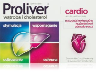 Proliver Cardio tabletki do wspomagania zdrowia wątroby 30 tabletek
