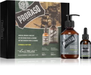 Proraso Set Beard Original σετ δώρου για γενειάδα για άντρες Cypress and Vetyver