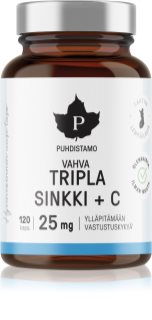 Puhdistamo Triple Zinc + Vitamin C kapsle se zinkem 120 cps