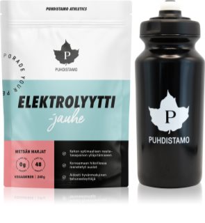 Puhdistamo Electrolyte Powder + láhev sportovní nápoj s elektrolyty