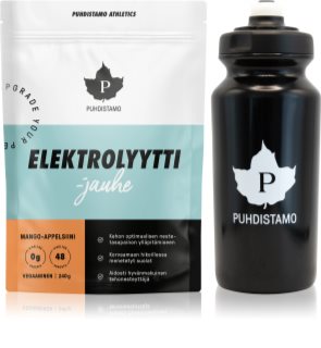 Puhdistamo Electrolyte Powder + láhev sportovní nápoj s elektrolyty