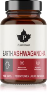 Puhdistamo Earth Ashwagandha kapsle pro podporu duševní rovnováhy 120 cps