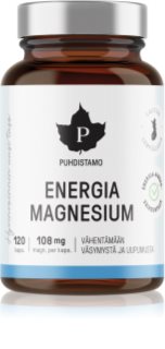 Puhdistamo Energia Magnesium kapsle pro podporu energetického metabolismu 120 cps