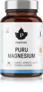 Puhdistamo Puru Magnesium rozpustné tablety pro podporu snížení míry únavy a vyčerpání příchuť Orange 90 tbl