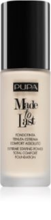 PUPA Milano Made to Last dlhotrvajúci tekutý make-up odtieň 020 Light Beige 30 ml