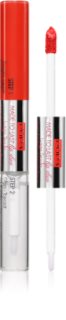 PUPA Milano Made to Last Lip Duo Long-Lasting Liquid Lipstick with shine shade 018 - Imperial Red 2x4 ml