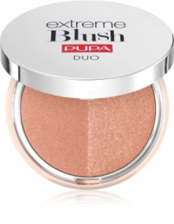 PUPA Milano Extreme Blush Duo Compact Blush shade 120 - Radiand Caramel - Glow Spice 4 g