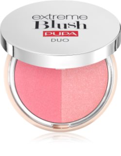 PUPA Milano Extreme Blush Duo компактен руж цвят 140 - Radiant Flamingo - Glow Creamy 4 гр.