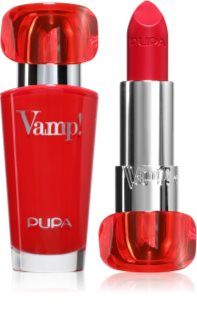 PUPA Milano Vamp! Luminous Lipstick rúž pre plné pery odtieň 202 - Lovely Cherry 3.5 g
