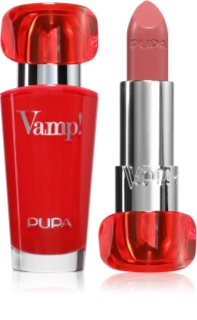 PUPA Milano Vamp! Luminous Lipstick Huultele täidlust andev huulepulk varjund 206 Toasted Rose 3.5 g