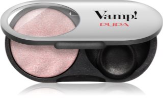 PUPA Milano Vamp! Radiant Baked Eyeshadow дълготрайни сенки за очи с блясък цвят 108 Frost Rose - METALLIC 1 гр.