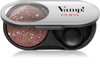 PUPA Milano Vamp! Radiant Baked Eyeshadow дълготрайни сенки за очи с блясък цвят 403 Fancy Brown - GEMS 1 гр.