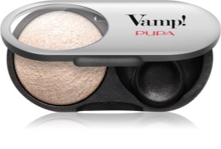 PUPA Milano Vamp! Radiant Baked Eyeshadow Long-Lasting Shimmer Eyeshadow shade 201 - Sparkling Gold 1 g