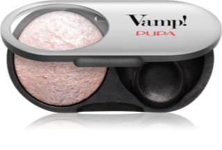 PUPA Milano Vamp! Radiant Baked Eyeshadow дълготрайни сенки за очи с блясък цвят 208 Ballerina Pink - WET & DRY 1 гр.