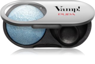 PUPA Milano Vamp! Radiant Baked Eyeshadow Long-Lasting Shimmer Eyeshadow shade 306 Bon-Ton Blue - WET & DRY 1 g