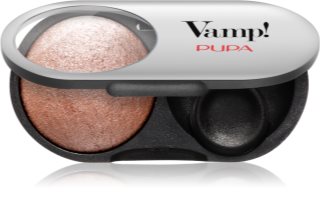 PUPA Milano Vamp! Radiant Baked Eyeshadow Long-Lasting Shimmer Eyeshadow shade 402 Rose Gold - WET & DRY 1 g