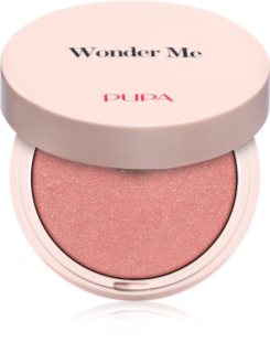 PUPA Milano Wonder Me Natural Effect Blush kompaktno rumenilo za prirodan izgled nijansa 003 That's Hot - Radiant 4 g
