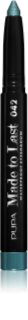PUPA Milano Made to Last Long-Lasting Eyeshadow in Pencil waterproof shade 042 Vibrant Green 1.4 g
