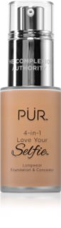 PÜR Cosmetics 4-in-1 Love Your Selfie base de maquillaje y corrector 2 en 1