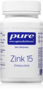Pure Encapsulations Zink 15 Zinkpicolinat Kapseln zur Unterstützung des Immunsystems, schöne Haare und Haut