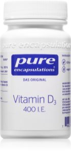 Pure Encapsulations Vitamin D3 400 I.E. Kapseln für gesunde Knochen und Zähne