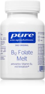 Pure Encapsulations B12 Folate Melt Pastillen zur Unterstützung des Nervensystems 90 St.