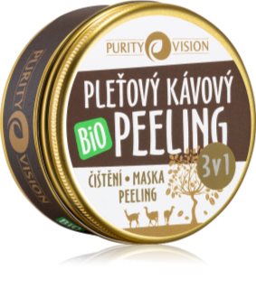 Purity Vision BIO peeling do twarzy z wyciągami z kawy 70 ml