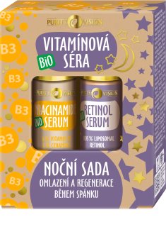 Purity Vision BIO Vitamin serums gift set night