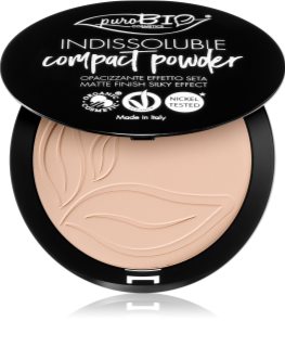 puroBIO Cosmetics Indissouble puder w kompakcie z matowym wykończeniem