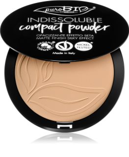 puroBIO Cosmetics Indissouble puder w kompakcie z matowym wykończeniem odcień 03 9 g