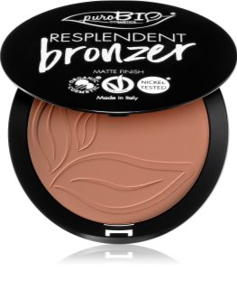 puroBIO Cosmetics Resplendent bronzosító matt hatással