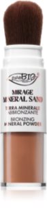 puroBIO Cosmetics Mirage Mineral Sand ásványi bronzosító púder arcra és testre árnyalat 02 3.5 g